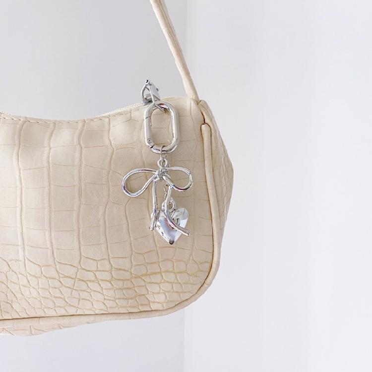Bowknot Alloy Charm Keychain Bag Ornament Fashion Handbag Ornament Key Charm Alloy Texture Suitable for Various Occasion