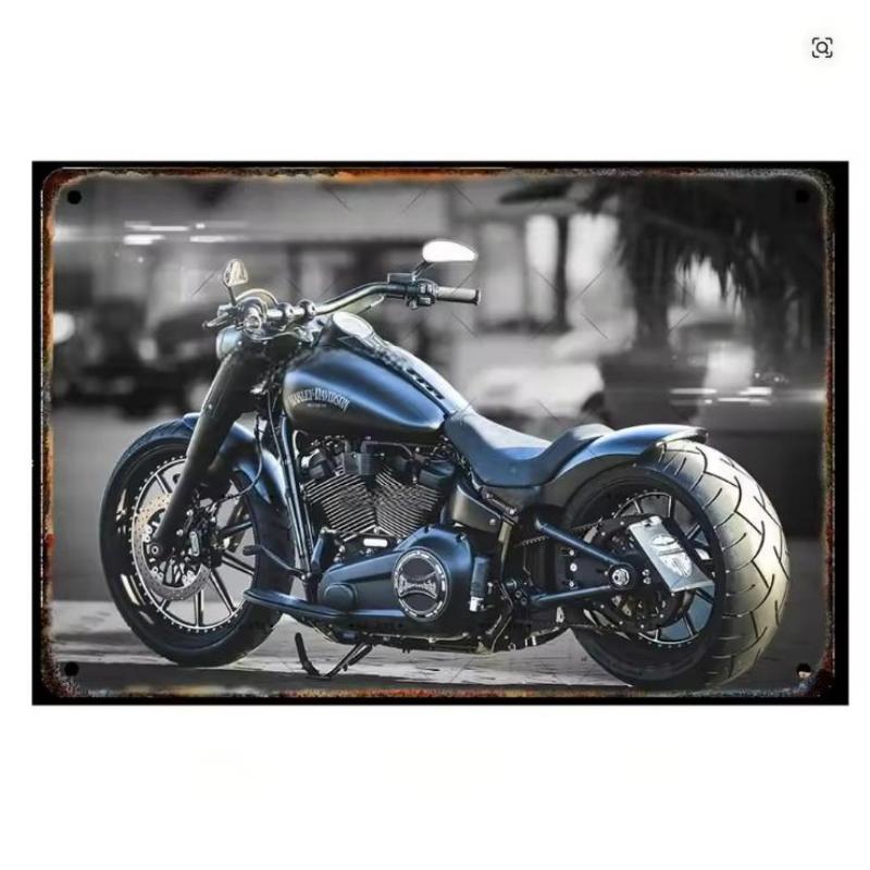Plaque Metal Tin Signs Motorcycles Wall Decoration Vintage Art Posters Iron Painting for Man Cave Home Cafe Garage Club Bar