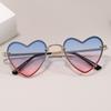 Love Heart Shape Women'S Sun Glasses European American Fashion Sun Glasses Woman Holiday Travelling Men Sunglass