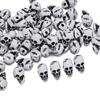 30pcs/Lot Skull Beads Acrylic Spacer Bead for Bracelet Necklace Earrings DIY Jewelry Making Accessories Halloween Decoration