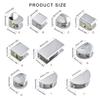 Modern Metal Glass Clips Multipurpose Glass Brackets Multifunction  Metal Glass Fixtures for DIY Projects & Retail Displays