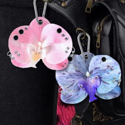 Butterfly Orchid Keychain Simulation Flower Bag Pendant Decoration Accessories Gifts