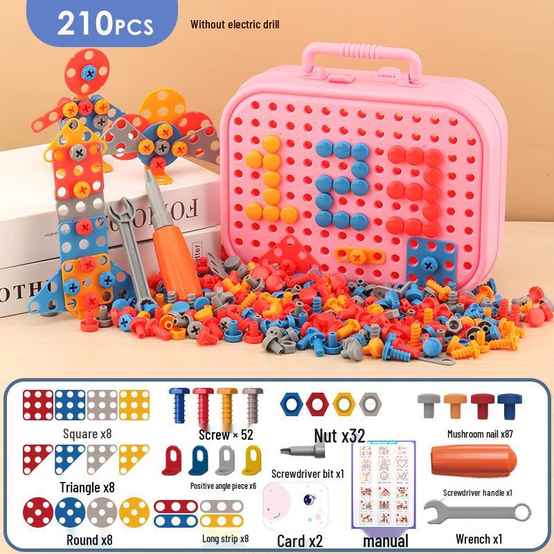 Electric Drill DIY Toolkit for Kids: Hands-on Disassembly and Assembly Puzzle Toy