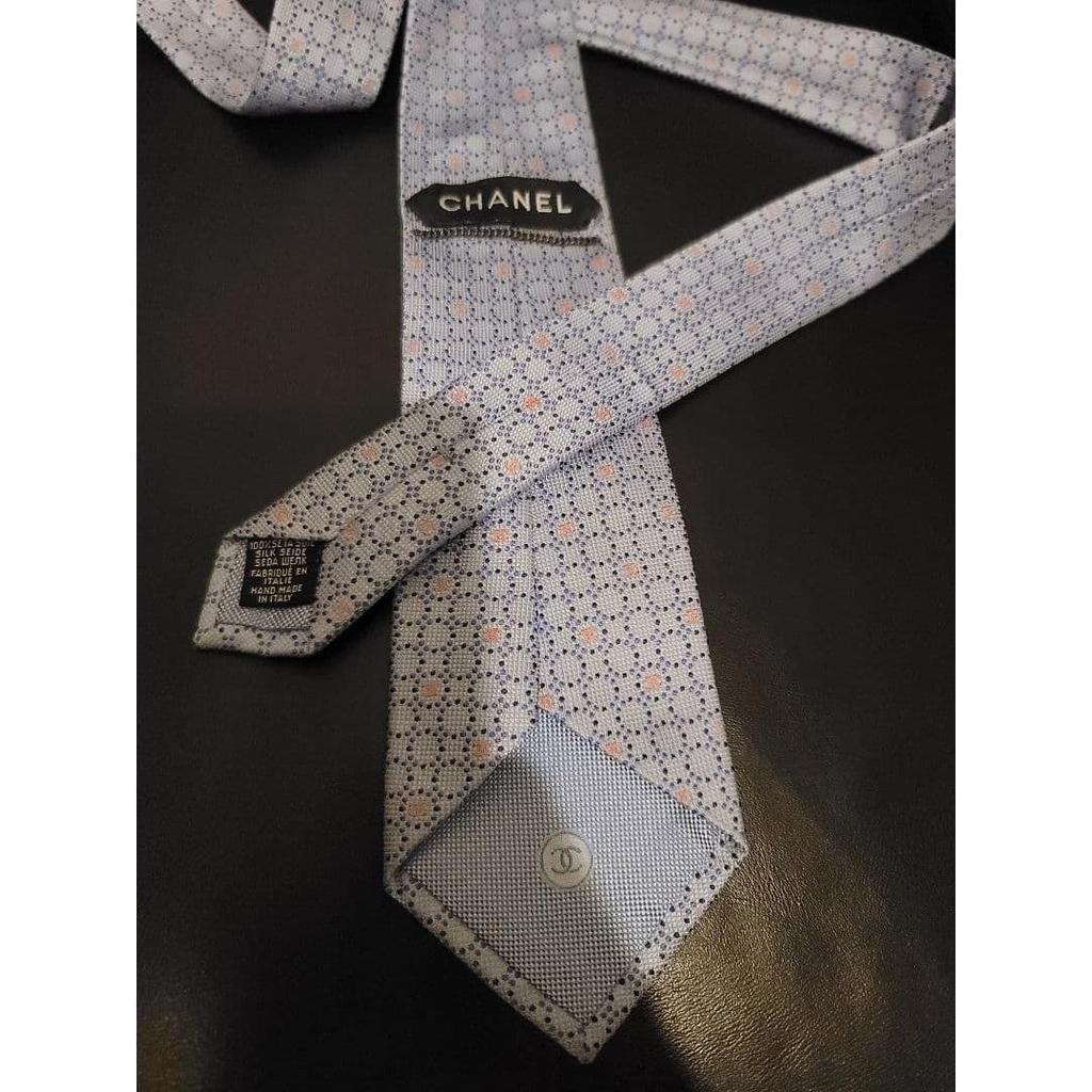 Used CHANEL Light blue tie