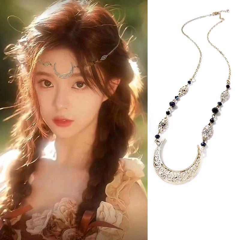 Bohemian Princess Tassel Forehead Pendant - Exotic Ethnic Style Hair Accessory