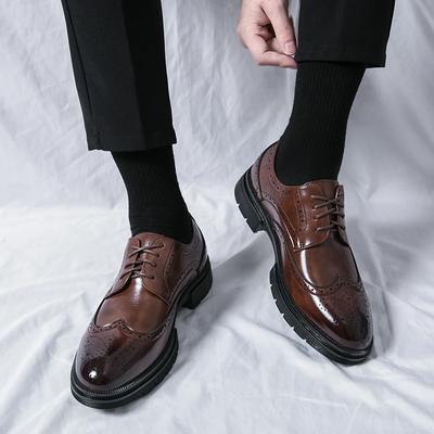 Scarpe Formale da Uomo per Affari Scarpe Casual Oxford da Uomo Scarpe Derby Classiche Comode da Uomo Marca Uomo Scarpe in Pelle di Lusso Nere