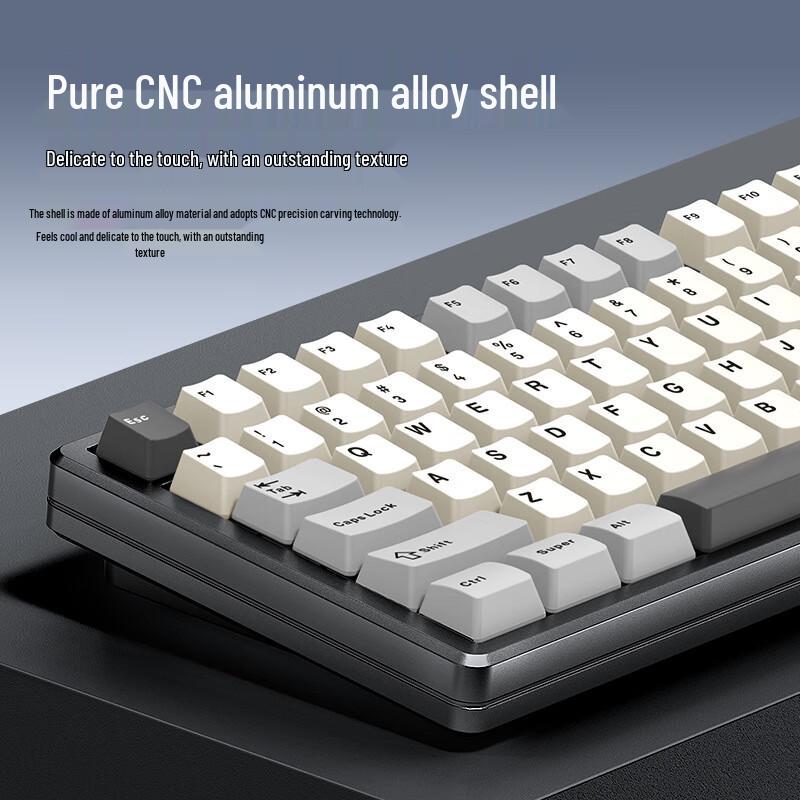 Y-FRUITFUL 83-Key Aluminum Tri-Mode Gasket Mechanical Keyboard