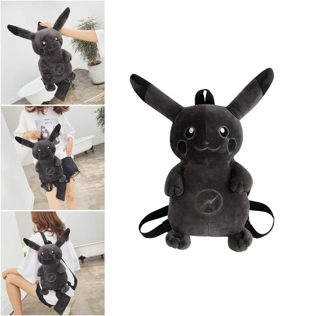Cute Cartoon Pikachu Plush Backpack For Students