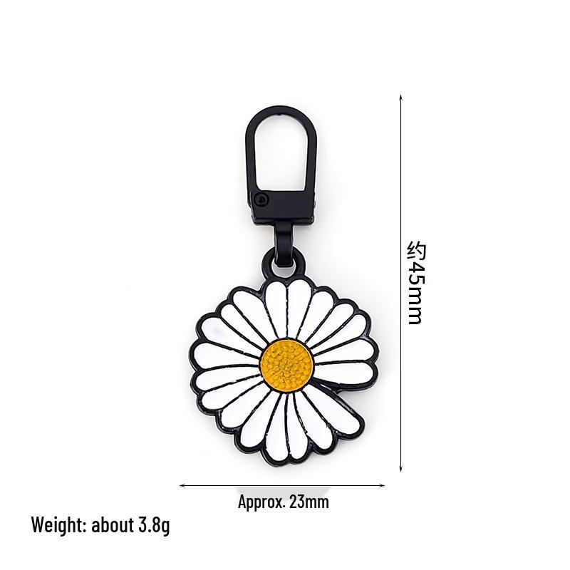 Detachable Metal Zipper Pull Tab Accessory for Bags, Shoes, and Clothes Repair