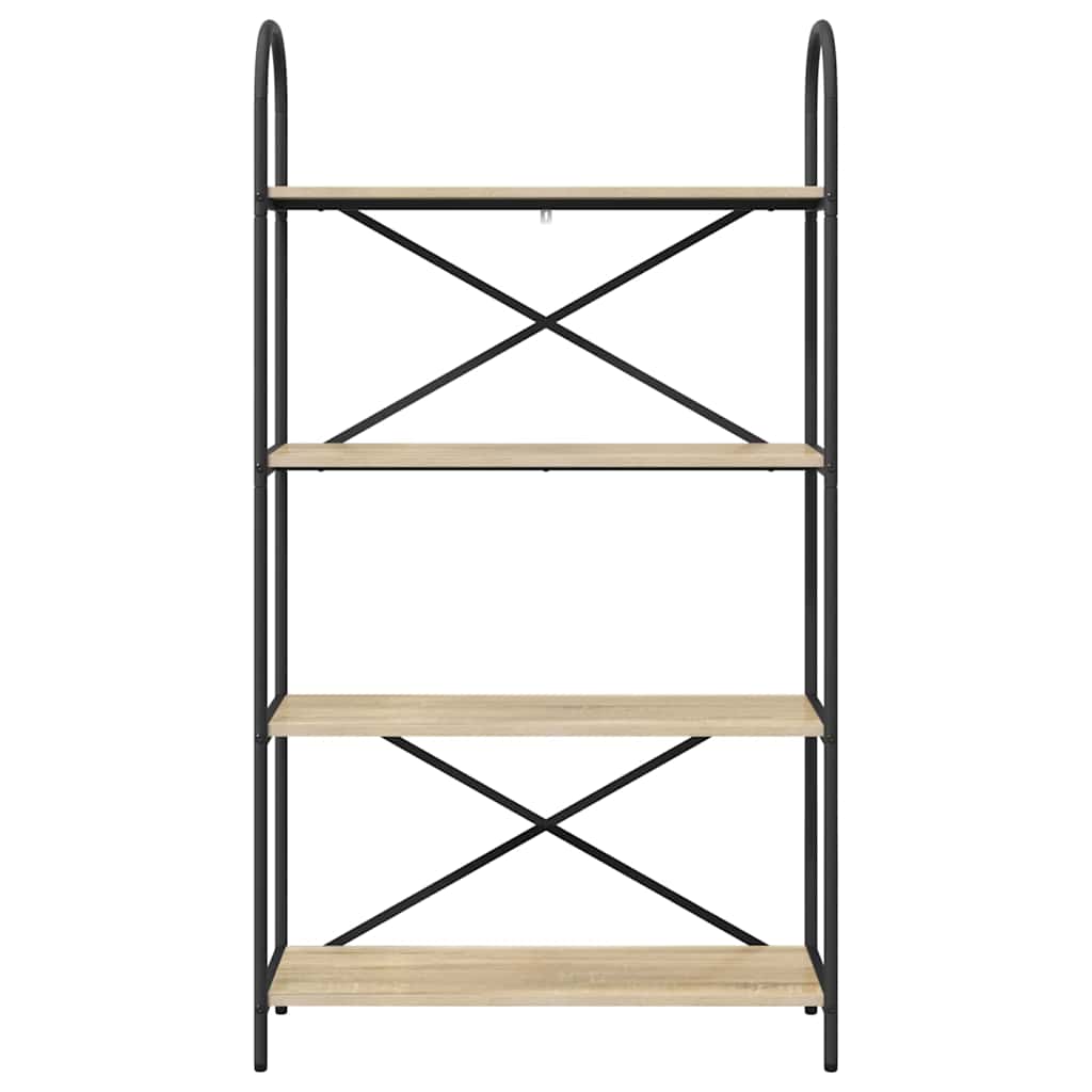 Bookshelf Sonoma Oak 80 x 30 x 146 cm Particleboard