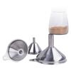 3-Piece Stainless Steel Mini Funnel Set for Oil, Vinegar, Wine & Spices