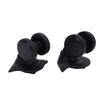 2pcs Luggage Suitcase Wheels Black Mute Universal Rotation Travel Suitcase Casters Replacement