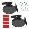 Acrylic Circular Corner Shelf Mount for Security Camera,Baby Monitors, Speaker,Wifi Routers, Small Toy Universal Mount