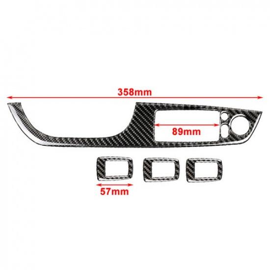 Window Lift Switch Panel Cover Trim For BMW 3 Series E90 E92 E93 2005-12
