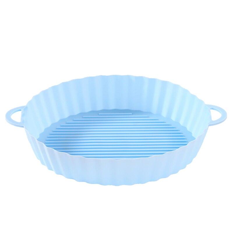 Silicone Mat Accessories Round Airfryer Inserts Heat Resistant Silicone Pot For Air Fryer Reusable Air Fryer Basket Liners