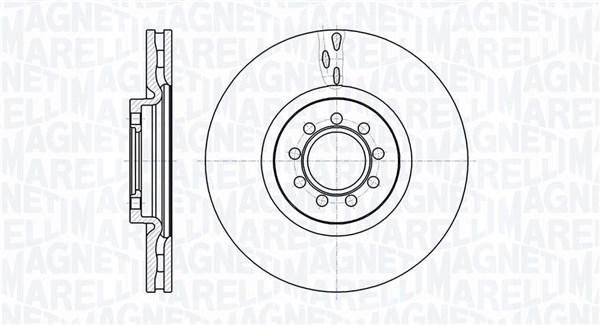 Mbd0484 Magneti Marelli Brake Disc