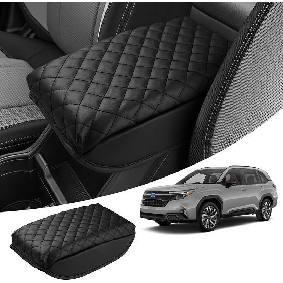 FIILINES Center Console Cover For Chevrolet Chevy Colorado/GMC Canyon 2015-, With Hidden PocketsArmrest Cover Pad Cushion Protector Colorado/Canyon