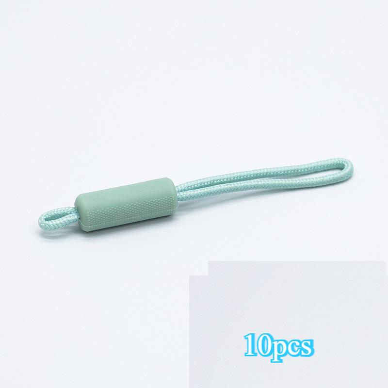 10PCS Long Handle Zipper Pullers Zipper Slider Extension Rope Garment Bag Zipper Repair Tools DIY Sewing Supplies