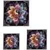 Tarots Tablecloth Altars Cloth Flower Disk Astrology Tablecloth Divinations Card Cloth Tapestry Wall Decoration