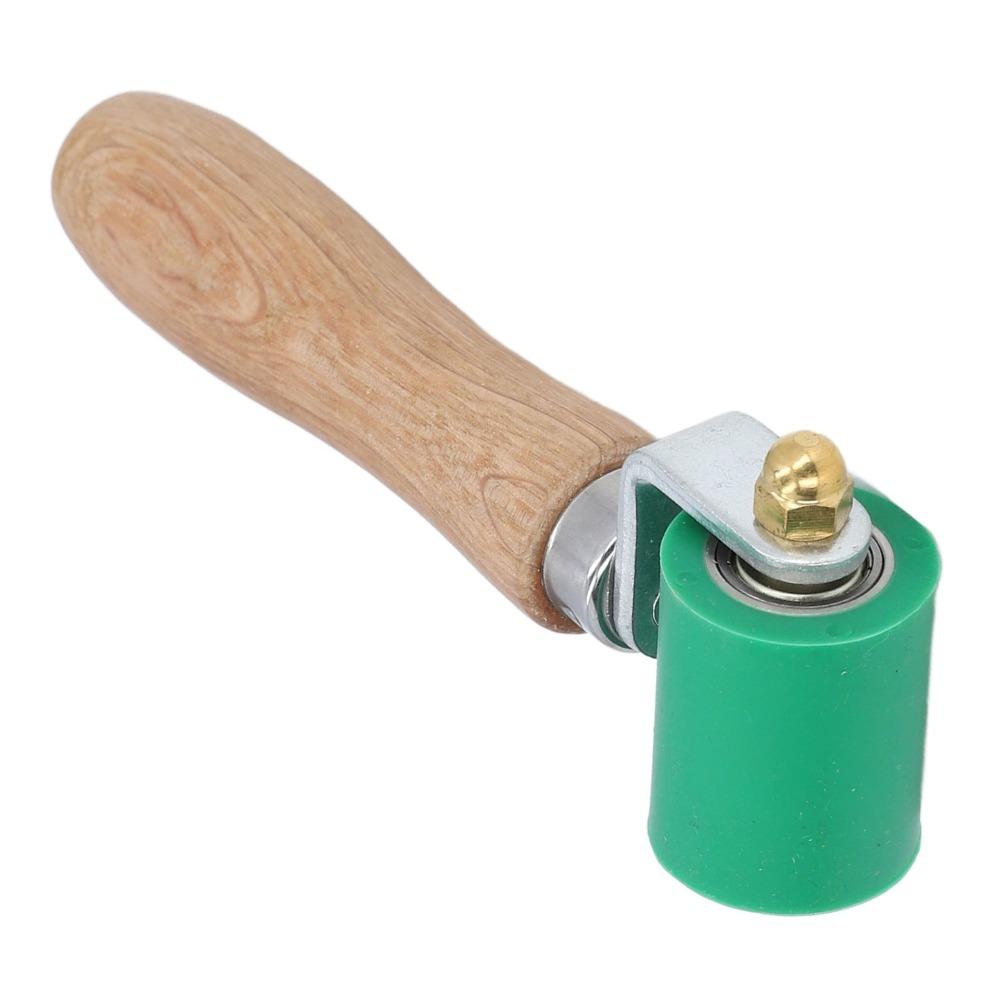 Beech Handle Hand Pressure Roller Removable Silicone PVC Welding Roller  For Roofing Welding