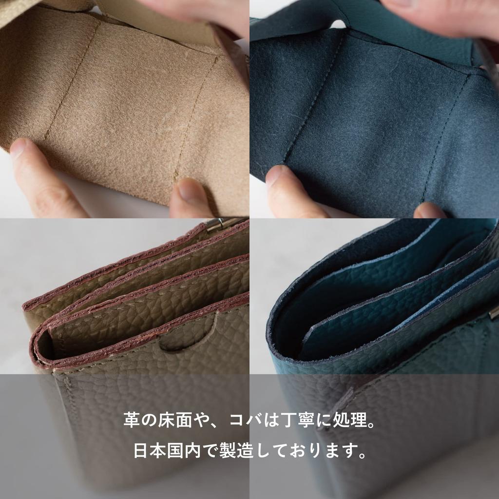 Geldbörse mit gepolstertem Münzfach für Herren und Damen aus echtem Leder der Marke [TAVARAT] [Begrenzter Vorrat, Auslaufmodell] [TAVARAT] Japan, Kompakt,