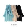 Jnleaog Spring New Arrival Women's Clothing Fashion Style French Fashion Design Three Colors Long Chiffon Tops