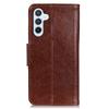 For Samsung Galaxy S26+ Phone Case Nappa Texture Split Leather Wallet Phone Cover