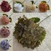 Artificial Silk Hydrangea Flower Lifelike Single Stem For Wedding Home Decor
