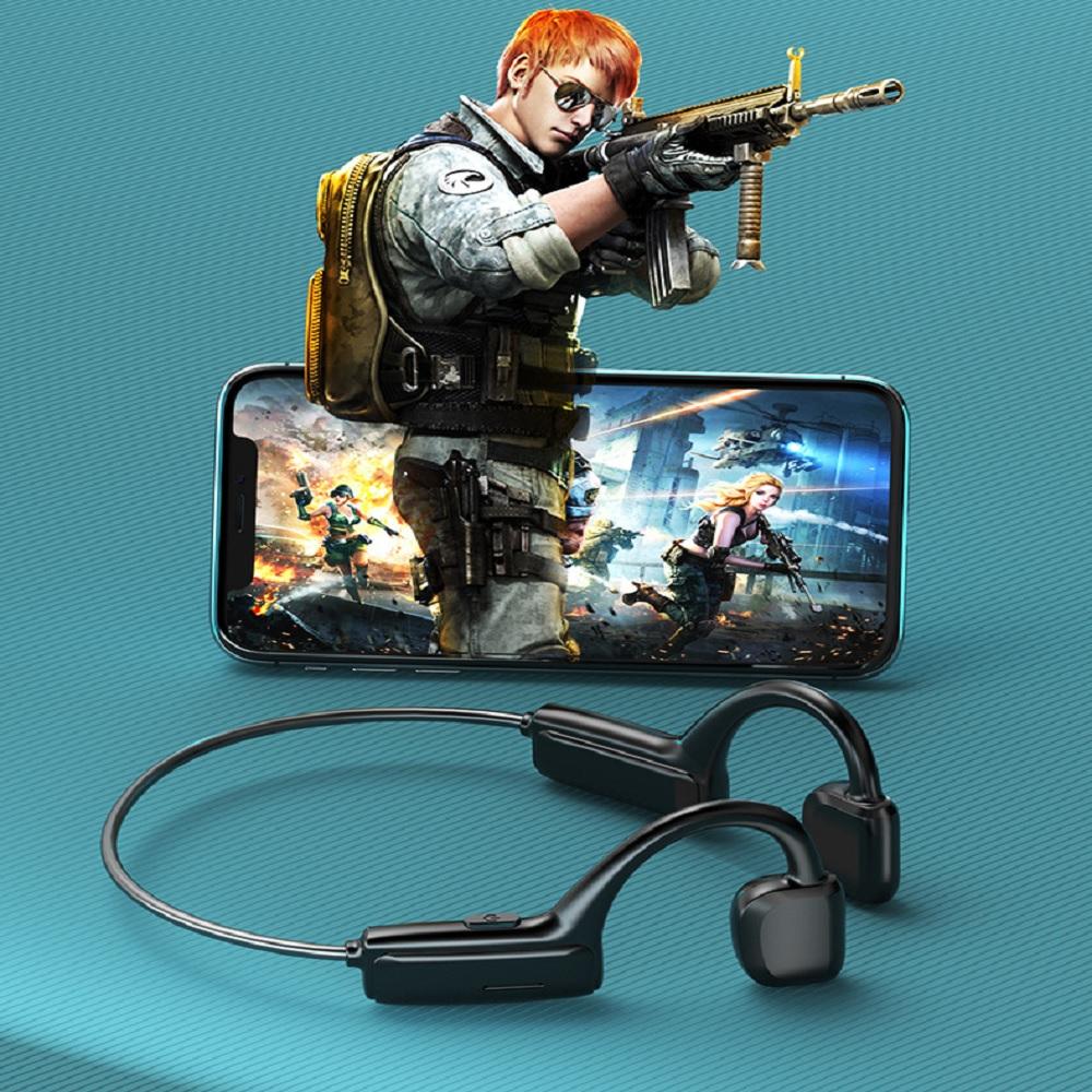 Bone Conduction Headphones Bluetooth 5.1 Wireless Earbuds Outdoor Sport Headset