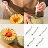 Ergonomic Handle Melon Baller Spoon Kitchen Tool Ice Cream Spoon 304Stainless Steel Texture Perfect for Ice Cream Fruits