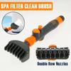 Removes Debris Spa Filter Clean Brush Plastic Hot Tub Filter Clean Brush  Cleaning Tools