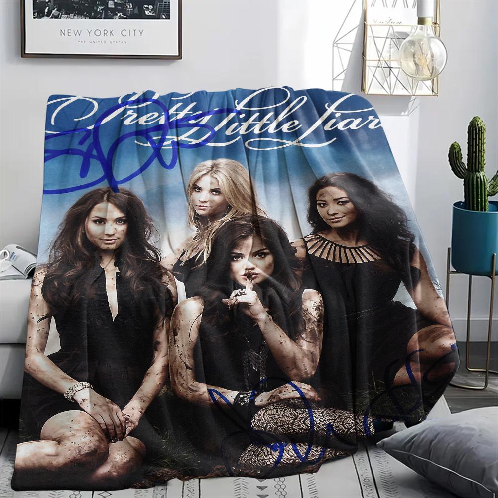 

Pretty Little Liars,pattern Flannel Blanket, High quality Comfortable for All Seasons, Home Decor, Warmth and Comfort, Perfect for Gifts. 150cm x 200cm