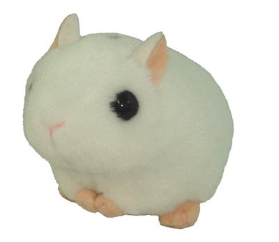 Sanei Boeki Original Stuffed Toy Bulbul Hamster Djungarian Hamster Pearl White X X Animal W6.5 D9.5 H7.5cm