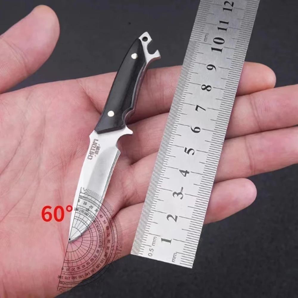 EDC Portable Mini Pocket Knife  Sharp of the Courier Knife with Scabbard Keychain Decoration Used To Open a Box