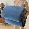 Premium Camel Hair Texture Blanket Lightweight Polyester Fiber All Season Sofa Throw Office Nap Scarf Air Conditioner Blanket