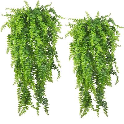 Vite di Piante Artificiali da 90 cm Decorazione per la Casa da Appendere Ghirlanda di Erba con Foglie di Plastica Decorazioni per Matrimoni all'Aperto Finto Rattan Edera