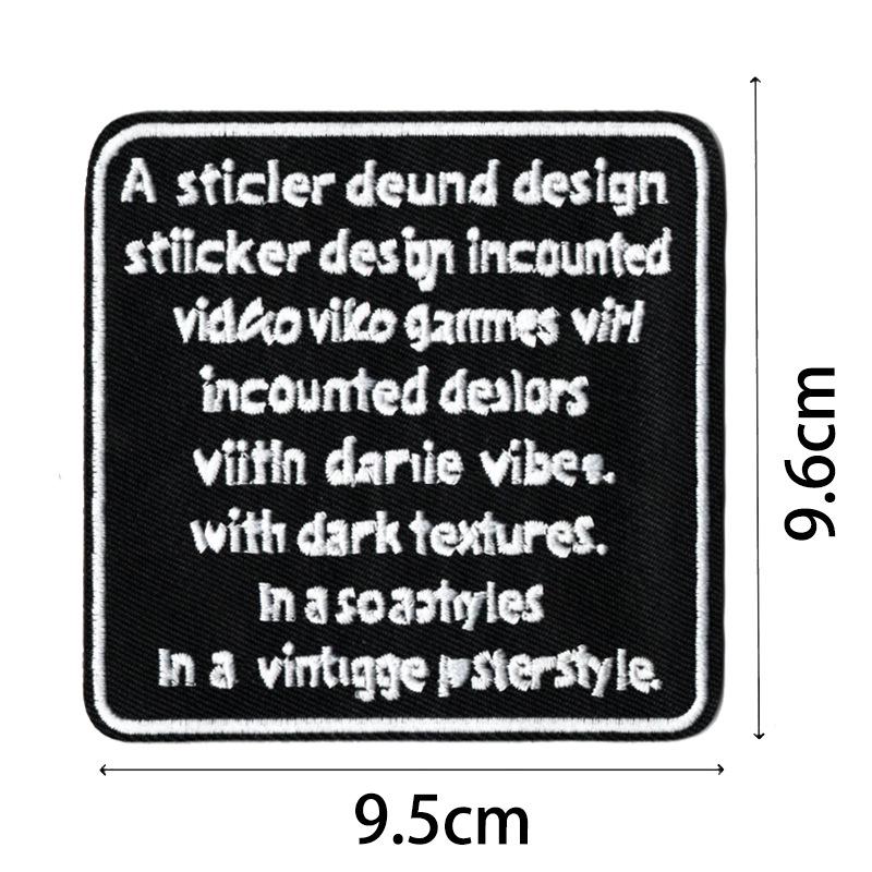 Skull Punk Embroidered Patch for Clothing & Accessories