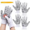 Reusable Hand Massage Hands Textured Tools Exfoliator Glove  for Women Men