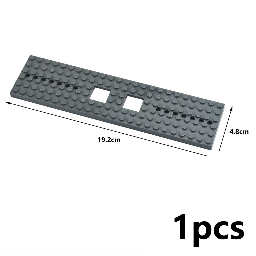 MOC High-Tech Train BasePlate 6x28 6x24 Dots Building Blocks Car Truck Bottom Plate