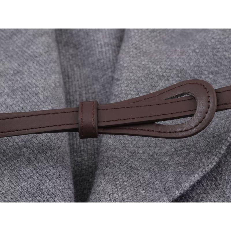 Za Export New Arrival Women's Clothing ZR Fashion Wind Fashion Street Easiest for Match Loose and Simple Configuration Belt Knitting Overcoat