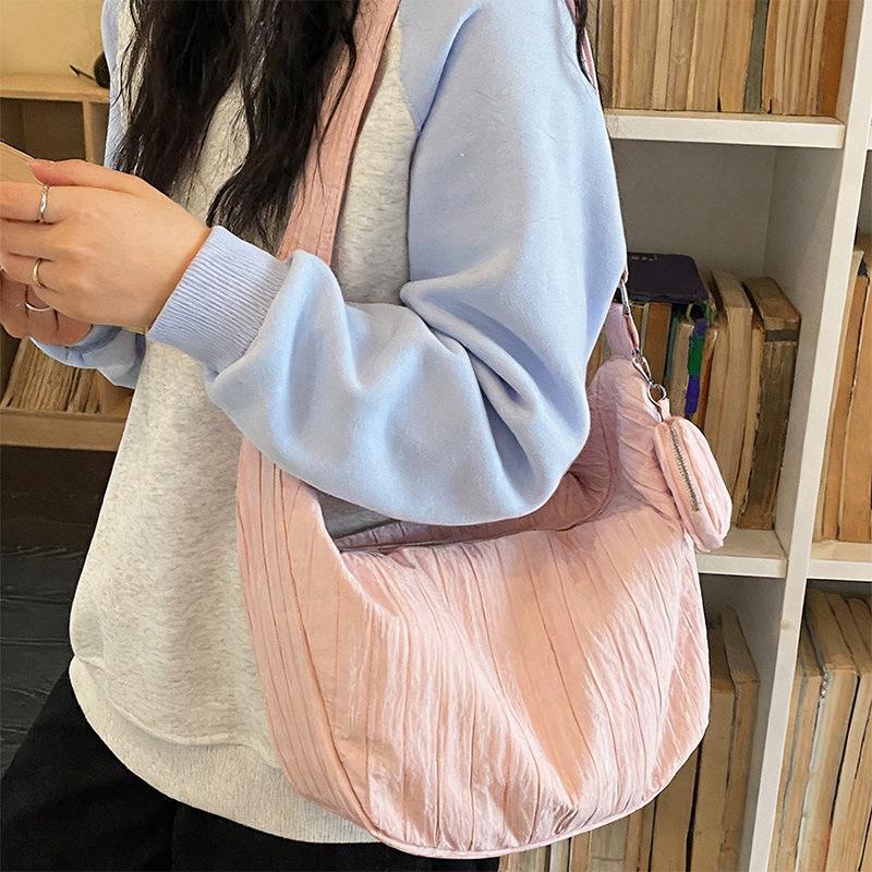 Lässige Teigtaschen-Herstellungstasche, Schul- und Pendeltasche mit großer Kapazität und Umhängegurt