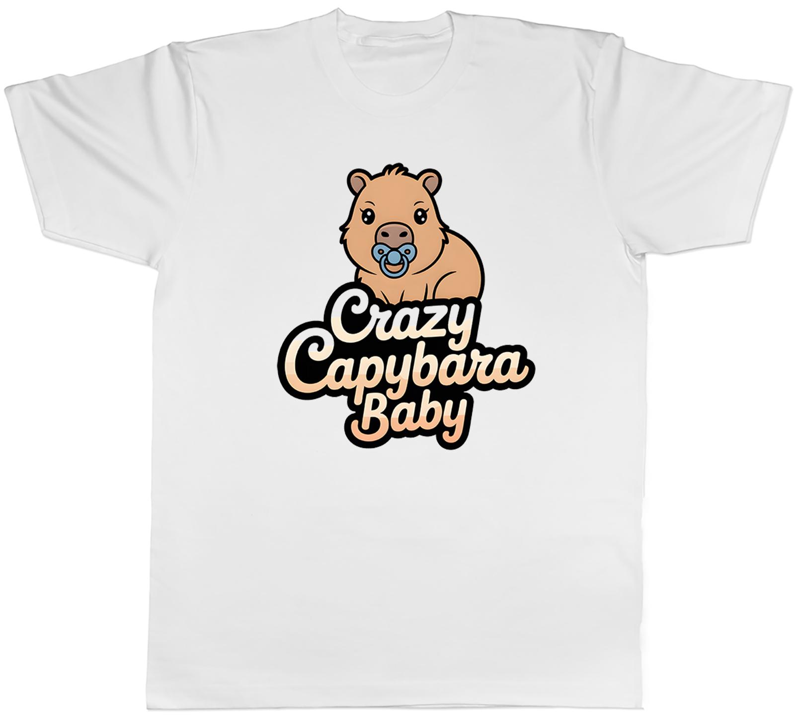 Crazy Capybara Baby Funny Unisexs TShirt Tee Gift Top S