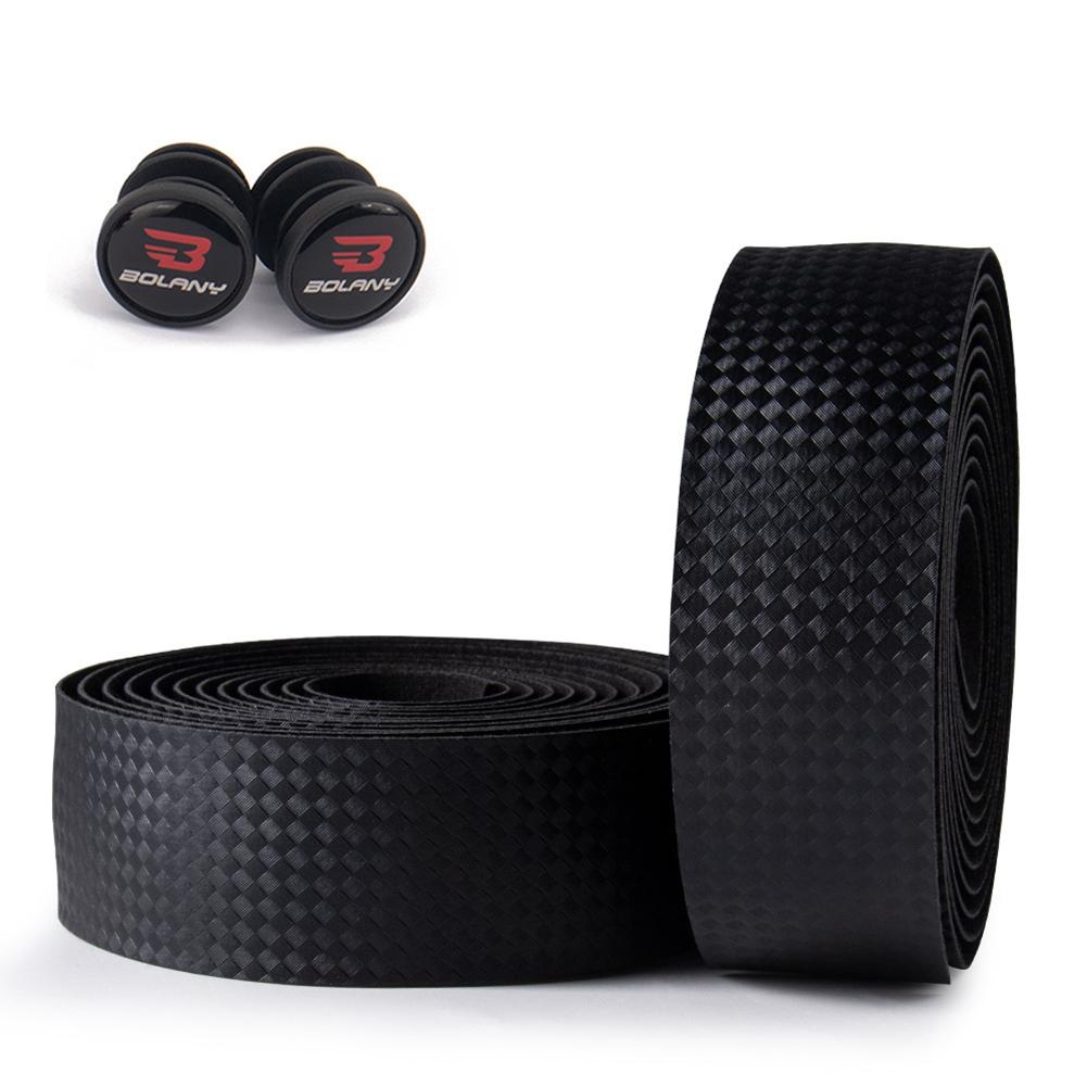 

Bicycle Handlebars Straps Breathable Bent Handlebars Cover For Road Bike Black #1