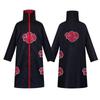 Naruto Akatsuki Stand-Up Collar Cloak Anime Cosplay Costume
