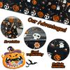 Halloween Decoration Tablecloth,Disposable Pumpkin Spider Web Bat Plastic Table Cover,Halloween Party Home Table Decor