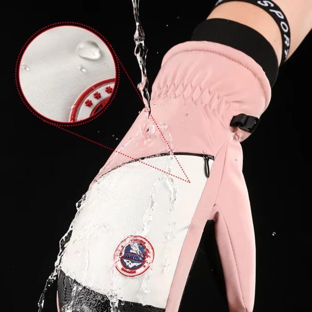 Touch Screen Cycling Gloves Non-slip Snowboard Gloves Fashion Winter Skiing Gloves  for Men Women