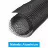 100Cmx33Cm Aluminum Alloy Grille Mesh Roll Automotive Grille Insert Bumper Rhombic Hole Black Car Grill Mesh Sheet