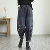 Printed Harun Jeans for Women Spring and Autumn New Item Plus Size Autumn Middle-aged Mom Loose Pants