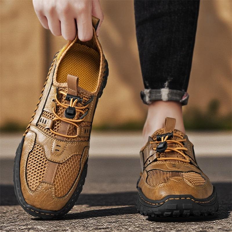 38-48 Men's Casual Sandals Breathable Mesh Shoes Lightweight Running Sneakers