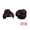 MOC City Building Blocks Figure Body Parts Creative Accessories Girl Hair Police Hat Scarf Beard Backpack MOC Bricks Toys T02